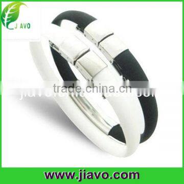 Large stock silicone bracelet metal clasp with competitive price