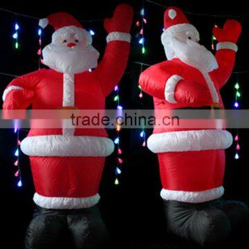 inflatable santa claus air dancer with single leg