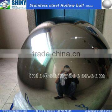 600mm Mirror polished stainless steel hollow ball