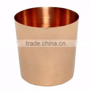 Copper Candle Jar Holder Decoration Shiny finish