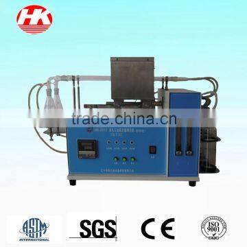 HK-2012 Sulfur content tester for deep color petroleum 2 tubes (tubular furnace method)