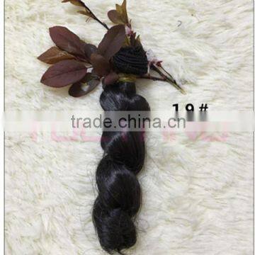 15*100cm Blue Curly Synthetic Hair Weave for Braiding photo-4