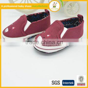 comfortable and soft sole wholesales blue baby canvas shoes