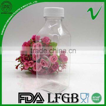 Disposable Cheap Square Plastic Body Material Bottle 200ml for Liquid Packaging photo-5