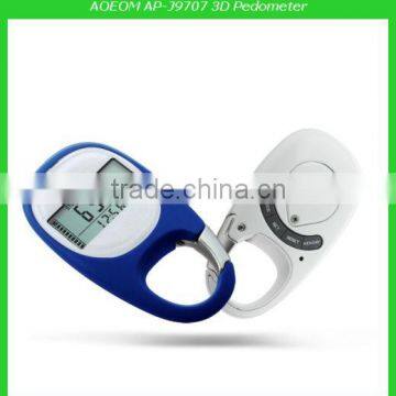 Carabiner fashion 3D pedometer running