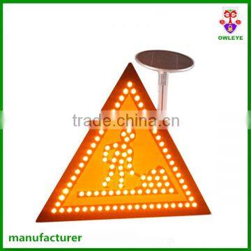 Customizable Aluminium Solar Power LED Traffic Signal Sign photo-2