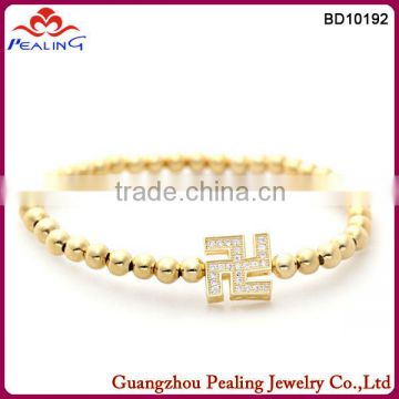 2014 shining zircon New fashion bracelet dubai gold jewelry