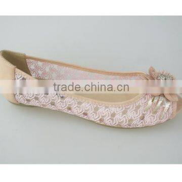 White lace ladies fancy shoes good quality