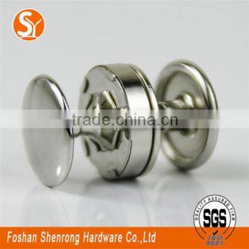 Factory Outlets cheap customized nickel round rivet magnetic button