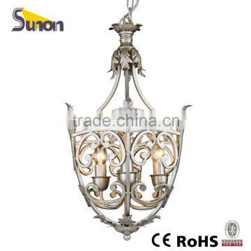 SD1100-3 Unique Design Wrought Iron Cage Lighting /Vintage Chandelier /Decorative Hanging Lighting