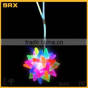 Hot sale custom LED Flashing Twisted Star Necklace factory