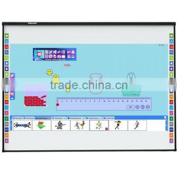 [Hot] school supplier two users touch interactive whiteboard,new smart board
