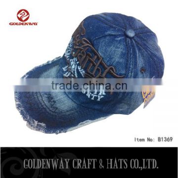 Custom Design Embroidered Baseball hat and cap