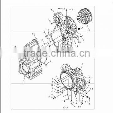 WA380 torque converter 711-50-00300