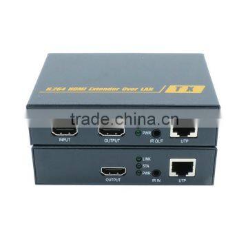 PW-DT209 1080P HDMI IR Extender 200M over IP with local loop output with POC