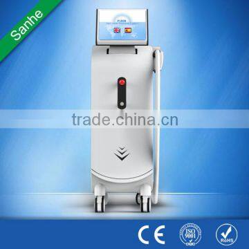 sanhe promotion season!Strong power vertical diode laser 808 hair removal machine / 808nm laser beauty equipment