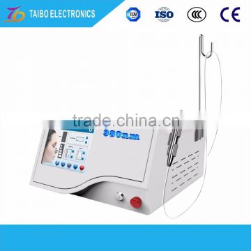 980nm diode laser EVLT spider veins face veins red blood vessels from clinic equipment supplier