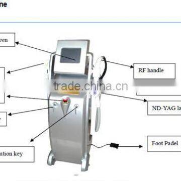 560-1200nm High Quality Ipl Machine / Back Hair Removal E Light Ipl Rf Nd Yag Lips Hair Removal