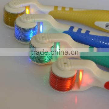 Professional photon derma roller skin treatment led micro needle