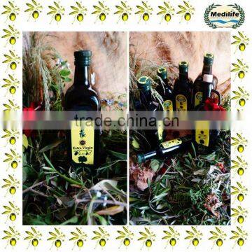 Extra Virgin Olive Oil, High Quality 100% Tunisian Olive Oil Marasca Glass 750 mL bottle, 1st Cold Press Olive Oil.