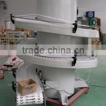 Screw conveyor lifter with chain plate