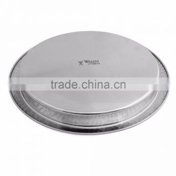 2016 Latest Stocked Stainless Steel Serving Tray With Anti Slip Silicon Mat photo-2