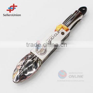 2016 hot sale No.1 Yiwu agent commission agent Stainless Stall Food Tong with High Quality