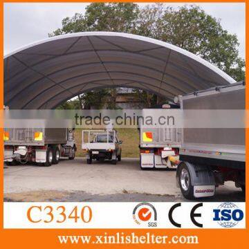 steel frame rainproof outdoor motorcycle container shelter