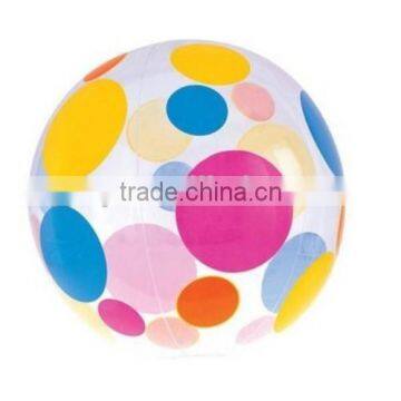 Funny Play Plastic Inflatable Ball With 6P Enviromental Material