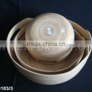 High quality Bamboo Bowls / Press Bamboo from Vietnam( website: July.etop)