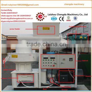 MKL400-37 ring die 8mm die full automatic lubricating system wood sawdust biomass pellet machine