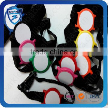 ABS dail rfid bracelet /high frequency 13.56mhz nylon rfid wristband