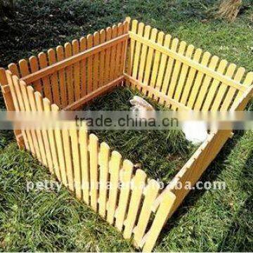 wooden pet fense