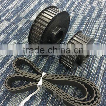 C45E4 1045 S45C CC45 Black Anodized Carbon Steel CNC Machined Timing Pulley Wheel