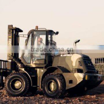 Off road forklift,CPCY50 rough terrain forklift truck