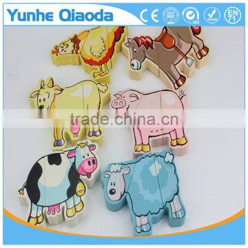 Early Learning Wooden Magnetic Wooden Animal Puzzle photo-4