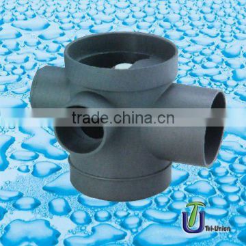 UPVC floor trap DIN / plastic floor trap / PVC floor trap)