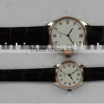 Kemp Classical Marked Practical Suit Leatherette Wristband Watches