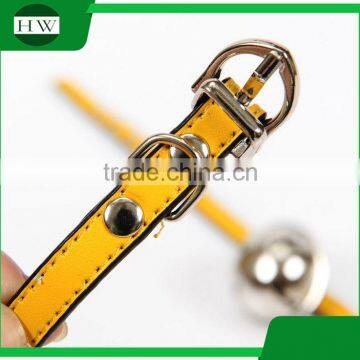 Adjustable PU Leather Buckle Nylon Dog Collar With Free Sample photo-3