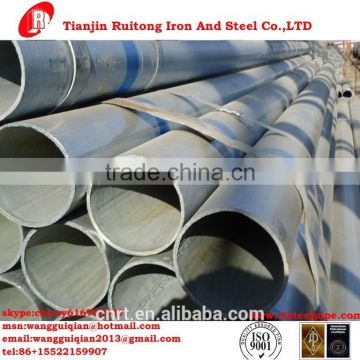 ERW,High frequecy welding Technique and Round Section Shape galvanized steel pipe Hot dip GI