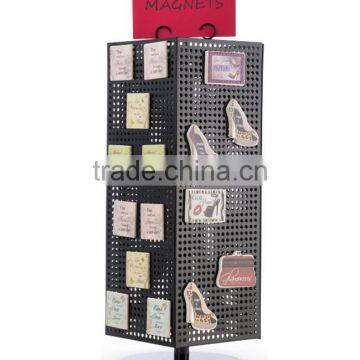 Customized Pegboard Metal Counter Rotating Display Turntable Stand photo-3