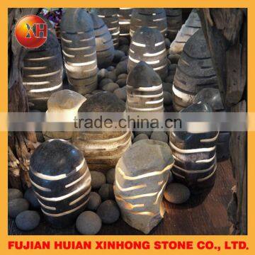 Chinese LED Granite Stone Lantern for Lamp Decoration photo-4