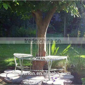 Iron Half Round Tree Bench Garden Bench photo-3