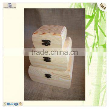 Cheap Curving Hinged Wood Candy Moon Cake Box