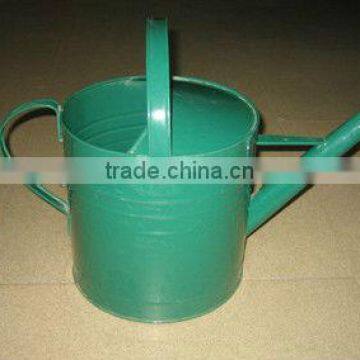 farm green color Watering Can with 2 handle with jug mouth