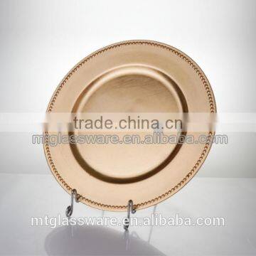 FDA Cheap Plastic Party Charger Plate, Red Wedding Charger Plate photo-4