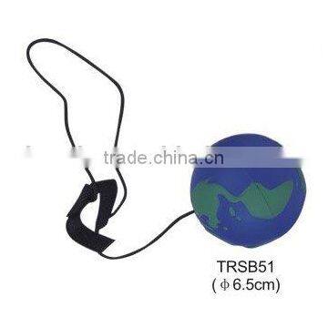 PU earth YOYO/globe stress reliever YOYO/anti stress ball foam YOYO