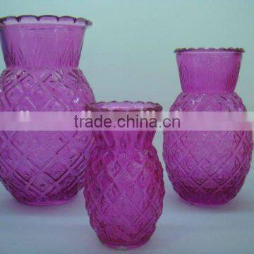 Hot selling high quality Professional glass vase for flowers in different shape