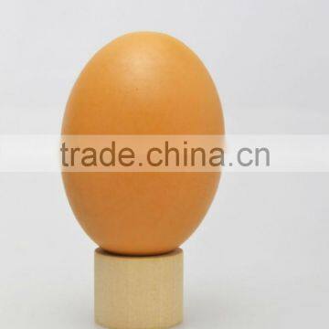 round single egg wooden tray