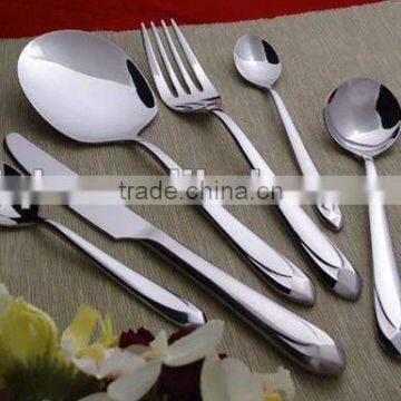 Stainless Steel Cutlery Set Flatware Set with free logo